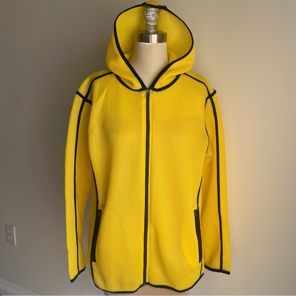 Zara Mesh Hoodie Jacket Size Large